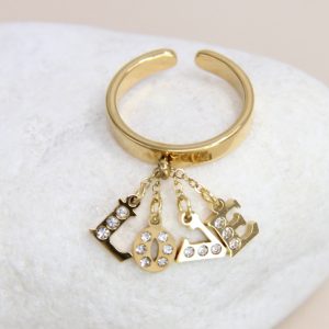 Love Dangle Ring
