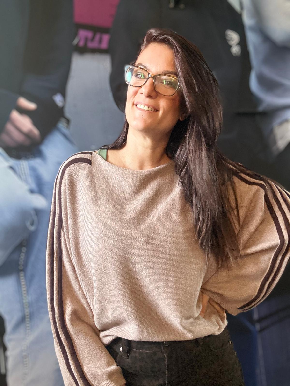 striped sweater taupe2